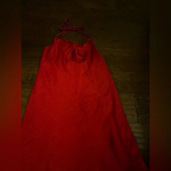 NWT Zara Satin Mini Dress - Picture 6 of 7